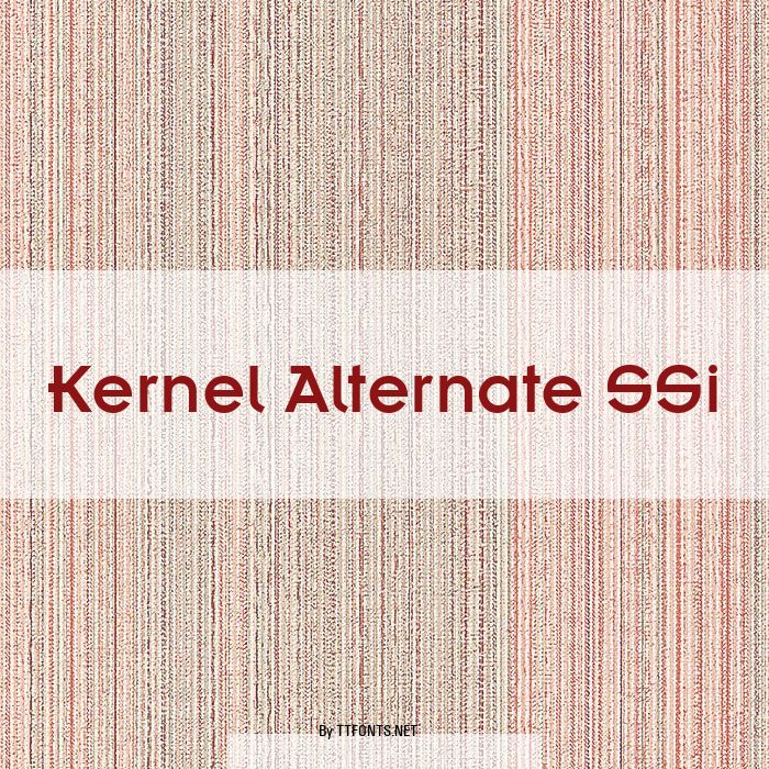 Kernel Alternate SSi example